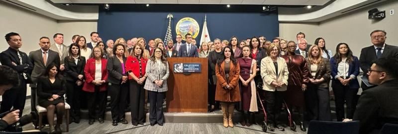 This week I stood with California legislators – everyone in this photo is an elected Assemblymember or Senator - to strongly denounce the killing of Alex Pretti and Renee Good‚ and to demand action from Congress and the President to rein in the lawless operations and conduct of ICE.