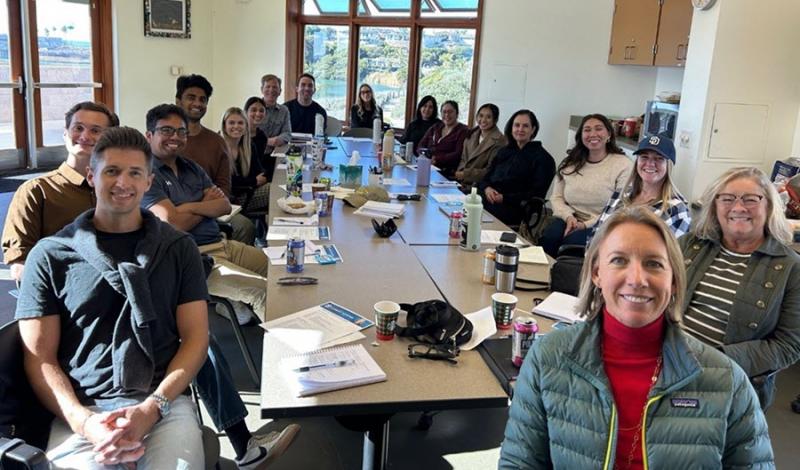 My staff and I gathered (picture above and below) to discuss our priorities and how to best serve the residents of Senate District 38.