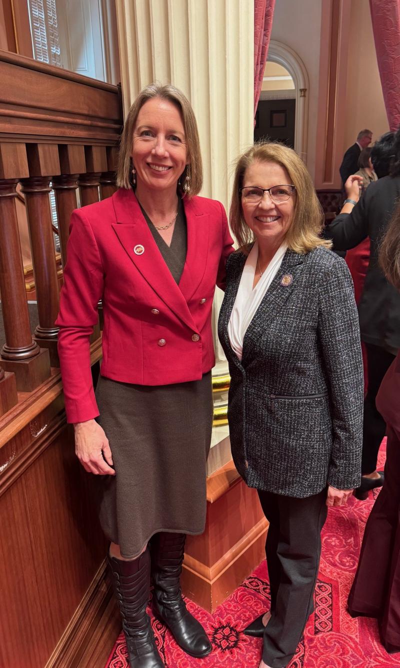 Sen. Blakespear and Mary Matava