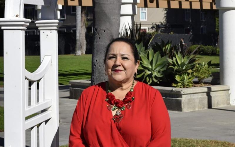 Lisa Montes at Solana Beach’s La Colonia Park.