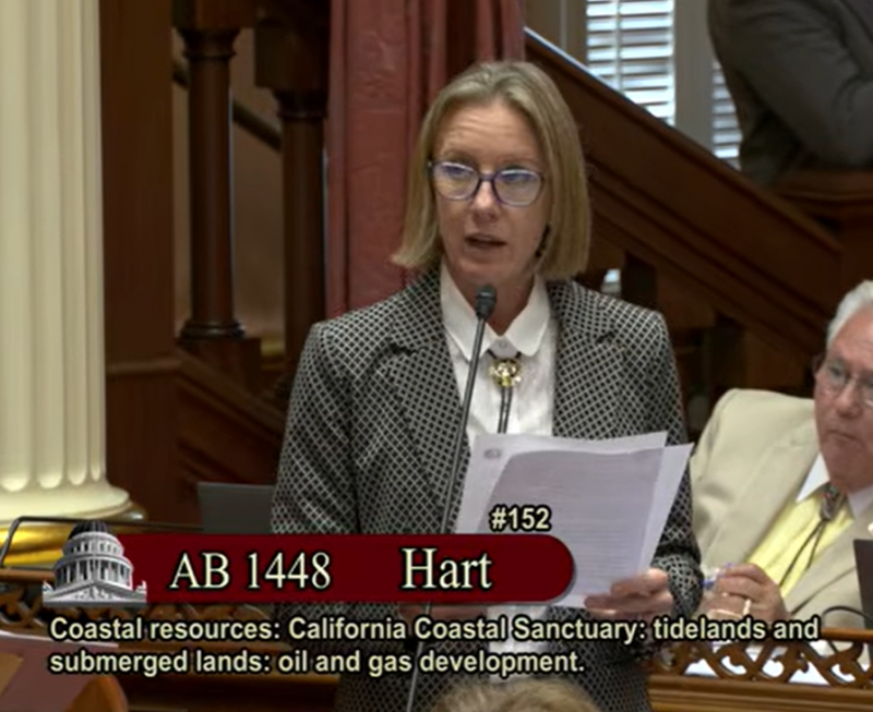 Senator Blakespear speaking on Senate floor.