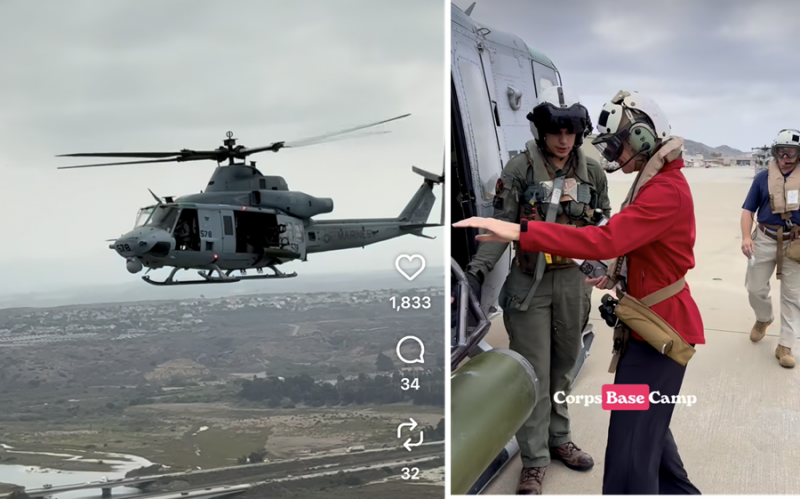 Blakespear Appreciating Camp Pandleton By Air