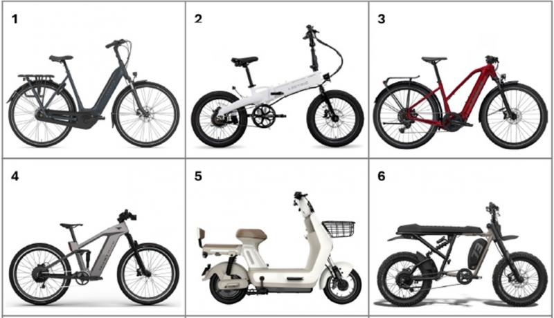 Pic of e-bikes