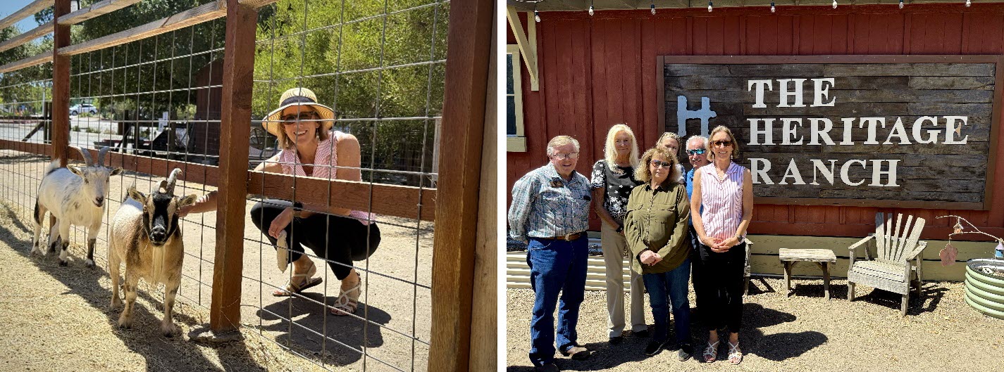 Senator Blakespear tours the San Dieguito Heritage Museum.