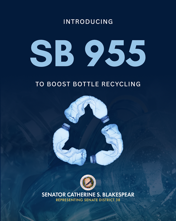 Graphic Introducing SB955 to Boost Bottle Recycling